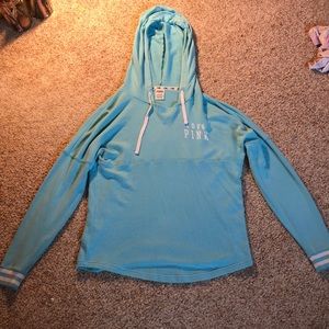 PINK Victoria’s Secret baby blue hoodie